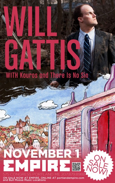 Will Gattis. There Is No Sin. Nov 1st. Portland.